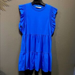 English Factory Cobalt Blue Dress . NEW w/ o tags . . Medium